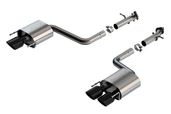 compare product Borla 15-24 Lexus RC F Axle-Back Exhaust System S-Type - Black Chrome