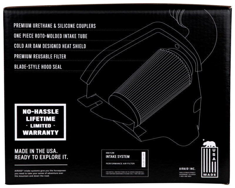 Airaid 11 - 13 Dodge Charger/Challenger 3.6/5.7/6.4L CAD Intake System w/o Tube (Dry / Black Media) - My Store