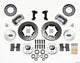Wilwood Forged Dynalite Front Kit 11.00in Drill - Polished 74 - 80 Pinto/Mustang II Disc Spindle only - My Store