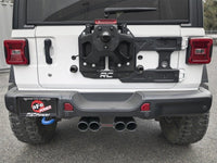 aFe Rebel Series 2.5in. 304 SS C/B Exhaust System 2018 Jeep Wrangler (JL) V6 - 3.6L - Black Tip - My Store