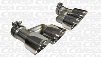 compare product Corsa 2015-2017 Ford Mustang GT 5.0 Polish Quad Tips Kit
