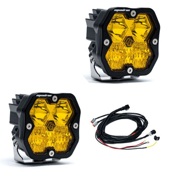 compare product Baja Designs Squadron 2.0 Sport LED Driving/Combo (Pair) - Baja Amber