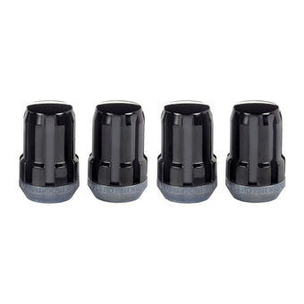 compare product McGard SplineDrive Lug Nut (Cone Seat) M12X1.25 / 1.24in. Length (4-Pack) - Black (Req. Tool)