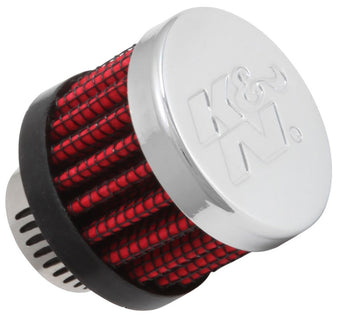 compare product K&N Rubber Base Crankcase Vent Filter - 0.55in Flange ID 1.375in OD 1.125in Height