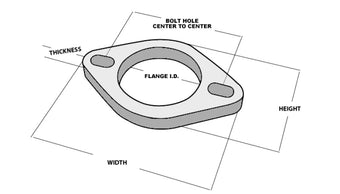 compare product Vibrant 2-Bolt T304 SS Exhaust Flange (4in I.D.)