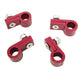 Russell Line Clamp For - 6 Size Tubing Red Anodize (4 Pack) - My Store