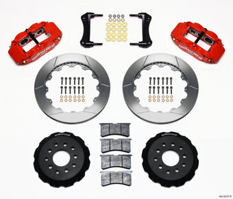 compare product Wilwood Narrow Superlite 6R Front Hat Kit 12.88in Red 88-93 Corvette C4