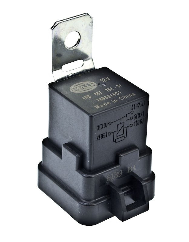 Hella 12V 20/40 Amp SPDT RES Relay with Weatherproof Bracket - Single - My Store