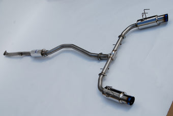 compare product Invidia 2022+ Honda Civic Si (1.5T) 70mm N1 Cat Back Exhaust - Burnt TI Tips