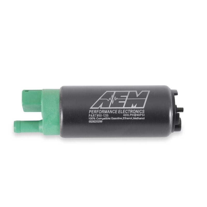 AEM 400 LPH E85 Compatible Fuel Pump Kit - Single Barb - Ethanol Compatible - My Store
