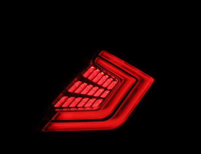 AlphaRex 16 - 21 Honda Civic Hatchback / Type - R FK8 Nova - Series LED Tail Lights - Clear Smoke - My Store