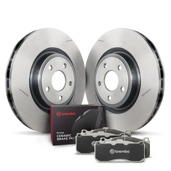 compare product Brembo OE 18-20 Dodge Durango/12-15 Jeep Grand Cherokee/17-20 Grand Cherokee Front Disc Brake Kit