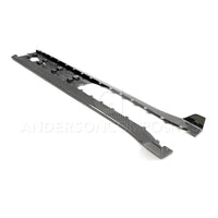 Anderson Composites 2020 Ford Mustang Shelby GT500 Carbon Fiber Rocker Panel Splitters - My Store