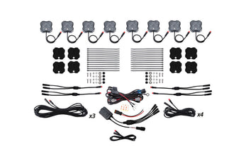 compare product Diode Dynamics Stage Series RGBW LED Rock Light Kit (8-pack)