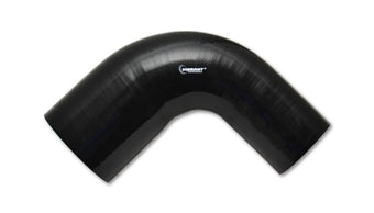 compare product Vibrant 4 Ply Reinforced Silicone 90 degree Transition Elbow 2in I.D. x 2.5in I.D. 90 deg. Elbow BLK