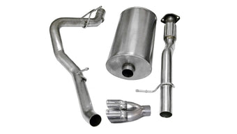 compare product Corsa 2007-2008 Chevrolet Suburban 1500 5.3L V8 Polished Sport Cat-Back Exhaust