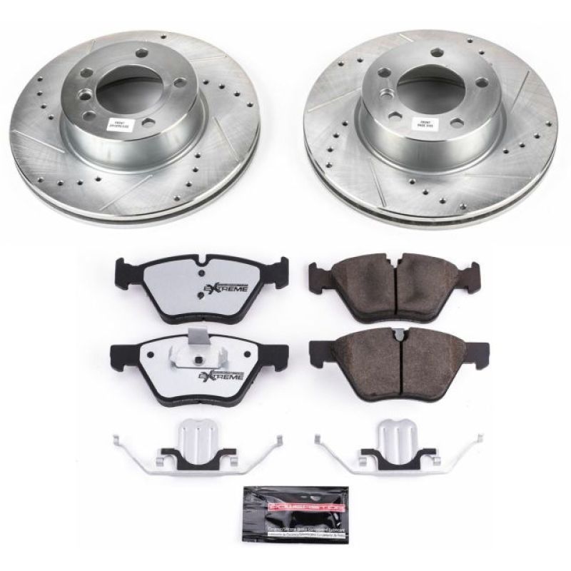 Power Stop 08 - 10 BMW 128i Front Z26 Street Warrior Brake Kit - My Store