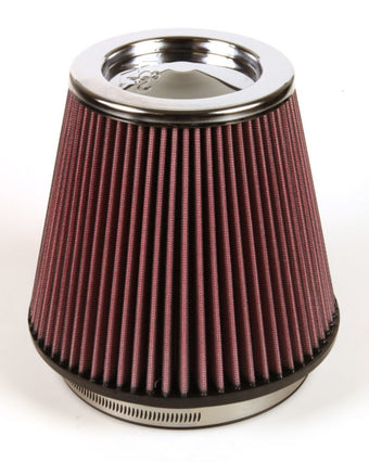 compare product K&N Round Tapered Universal Air Filter 6in Flange ID x 7.5in Base OD x 5in Top OD x 6.5in Height