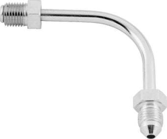 compare product Twin Power Stainless Brake Fitting Male 3/8-24 Inverted Flare to AN-3 Male 90  Adaptor Tube Long