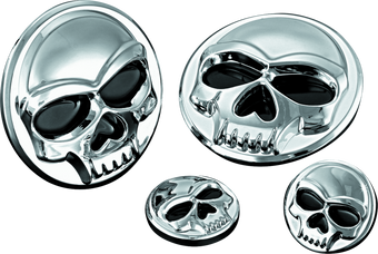 compare product Kuryakyn Replacement Components Zombie Medallions 1in Diameter Chrome