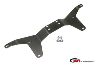 compare product BMR 05-14 S197 Mustang Rear Driveshaft Tunnel Brace - Black Hammertone