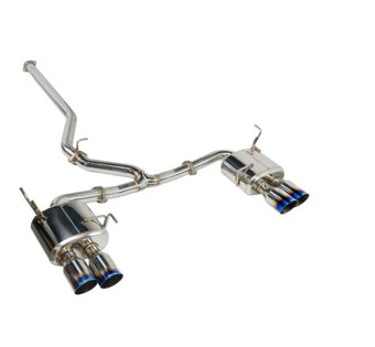compare product Remark 22+ Subaru WRX (VB) Sports Touring Spec - 4in. Burnt SS Quad Tips (Non-Resonated)
