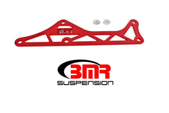 compare product BMR 16-17 6th Gen Camaro Aluminum Driveshaft Tunnel Brace - Red