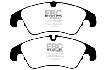 compare product EBC 09-11 Audi A4 2.0 Turbo Yellowstuff Front Brake Pads