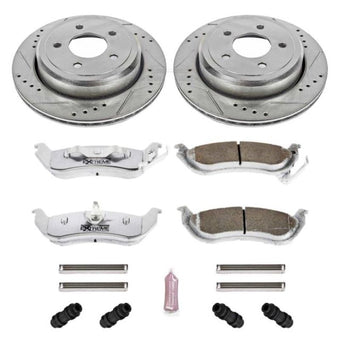 compare product Power Stop 03-11 Ford Crown Victoria Rear Z26 Street Warrior Brake Kit
