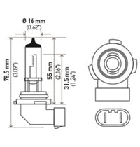 Hella H10 12V 65W Xen White Bulb (Pair) - My Store