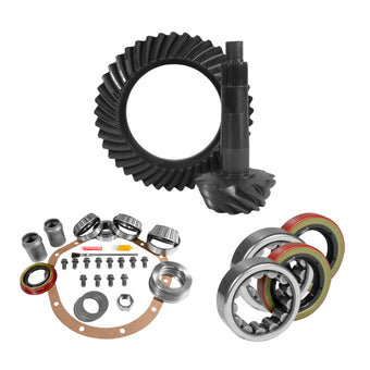 compare product Yukon Gear 8.875in GM 12T 4.11 Rear Ring & Pinion Install Kit Axle Bearings and Seals