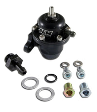 AEM 98 - 99 Acura CL / 00 - 05 S2000 / 98 - 02 Accord / 96 - 00 Civic Black Adjustable Fuel Pressure Regulat - My Store