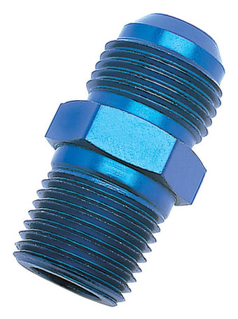 compare product Russell Performance -10 AN to 3/8in NPT Straight Flare to Pipe (Blue)