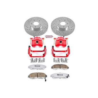 compare product Power Stop 03-07 Honda Accord Front Z26 Street Warrior Brake Kit w/Calipers
