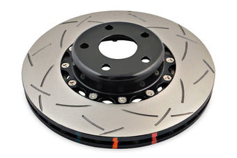 compare product DBA 02-10 WRX / 13+ FR-S / 13+ BRZ Premium Front Slotted 5000 Series 2 Piece Rotor w/ Black Hat