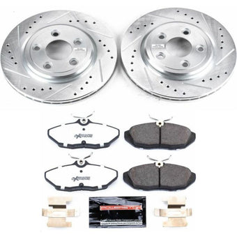 compare product Power Stop 02-05 Ford Thunderbird Rear Z26 Street Warrior Brake Kit