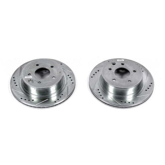 compare product Power Stop 03-04 Infiniti M45 Rear Evolution Drilled & Slotted Rotors - Pair