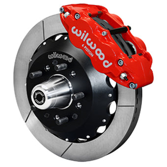 compare product Wilwood 65-68 Chevy Impala W/ Drum Spindle- FNSL6R - 12.88 in Vented GT Rotor Red
