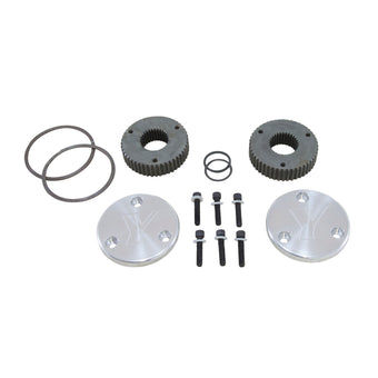 compare product Yukon Gear Hardcore Drive Flange Kit For Dana 44 / 30 Spline Outer Stubs. Yukon Engraved Caps