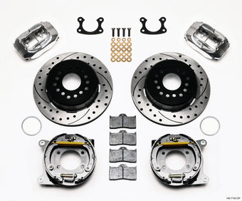 compare product Wilwood Forged Dynalite P/S P-B Kit Drilled Polished Small Ford 2.66in Offset