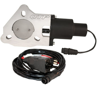 compare product QTP 2.25in Bolt-On QTEC Electric Cutout Valve - Single
