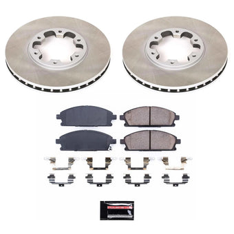 compare product Power Stop 96-98 Nissan Pathfinder Front Semi-Coated Rotor Kit