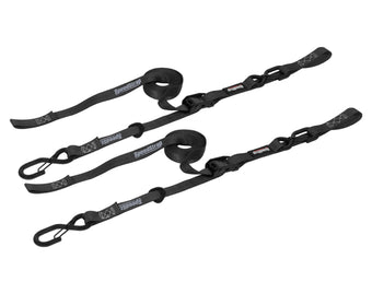 compare product PRP Cam-Lock 1in.x10ft. Tie Down with Snap S Hooks and Soft Tie - Black - Pr.