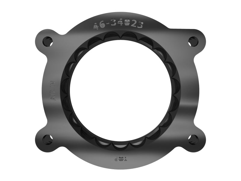 aFe 2020 Vette C8 Silver Bullet Aluminum Throttle Body Spacer / Works With aFe Intake Only - Black - My Store