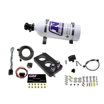 compare product Nitrous Express 05-10 Ford Mustang 4.6L 3 Valve Nitrous Plate Kit (50-150HP) w/5lb Bottle