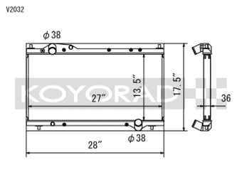 compare product Koyo 91-05 Acura NSX 3.0/3.2L (MT) Radiator