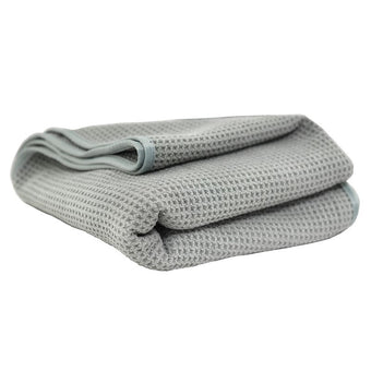 compare product Chemical Guys Waffle Weave Gray Matter Microfiber Drying Towel - 36in x 25in