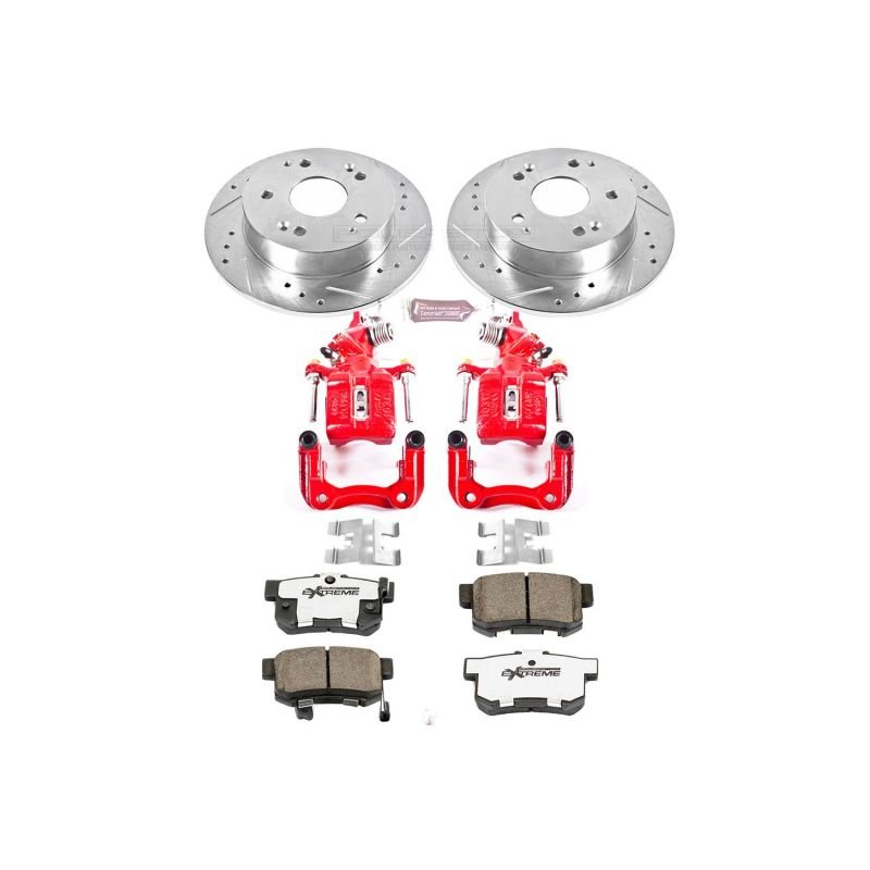 Power Stop 98 - 02 Honda Accord Rear Z26 Street Warrior Brake Kit w/Calipers - My Store