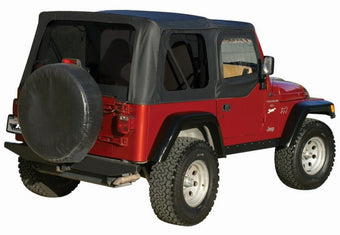 compare product Rampage 1997-2006 Jeep Wrangler(TJ) OEM Replacement Top - Black Diamond