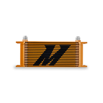 compare product Mishimoto Universal 16-Row Oil Cooler Gold